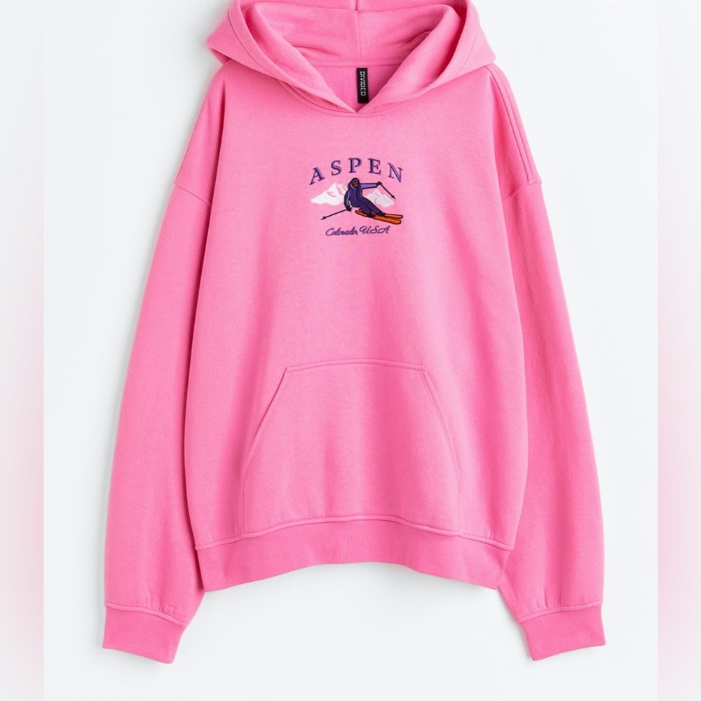 Oversized Printed Hoodie